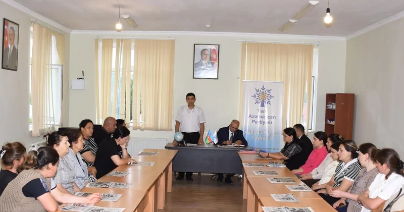 YAP Ağstafa rayon təşkilatının Ərazi Partiya Təşkilatında seçki yığıncağı keçirilib