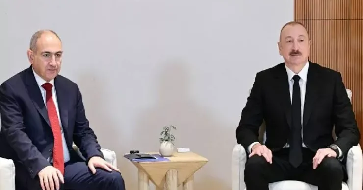 İlham Əliyev Bişkekdə Paşinyanla görüşü keçirilir VİDEO YENİLƏNİB