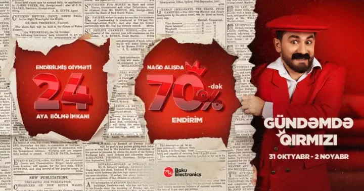 Gündəmdə qırmızıdır! Baku Electronics də Qırmızı Şənbə başladı!