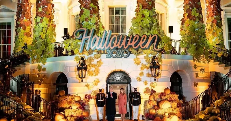 Дональд и Меланья Трамп устроили Хэллоуин в Белом доме ФОТО