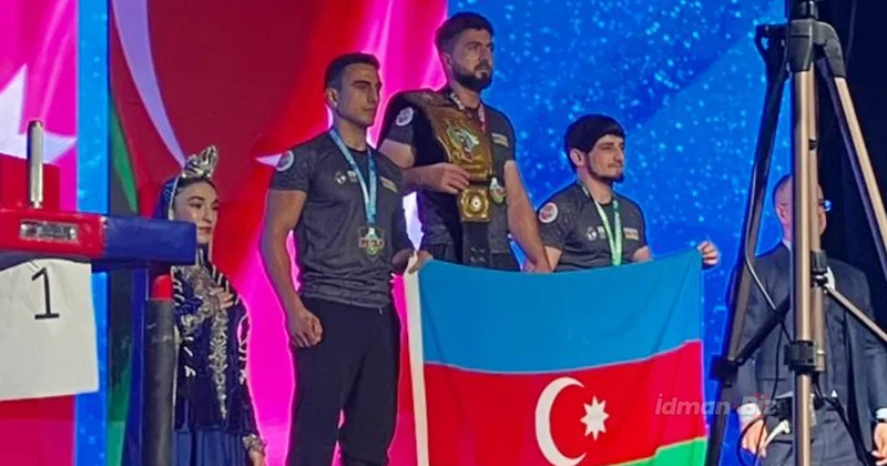 Azərbaycanlı idmançılar dünya çempionatında bütün pillələri ələ keçirdilər