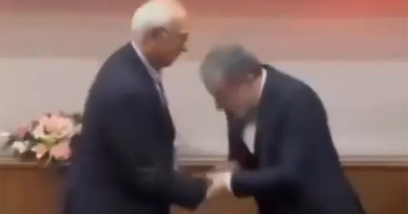 İranlı nazirin bu jesti maraqla qarşılandı Video