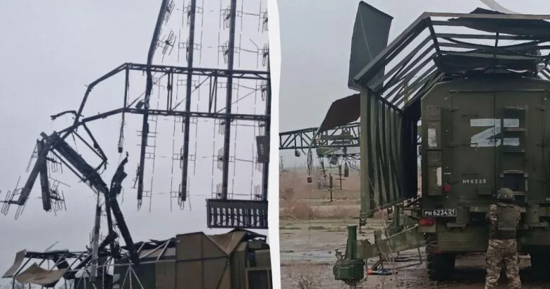 Rusiyanın zenit raket sistemi və radar stansiyası vurulub