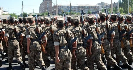 Ermənistanda hərbi hissədə əməliyyat: zabitlər saxlanıldı