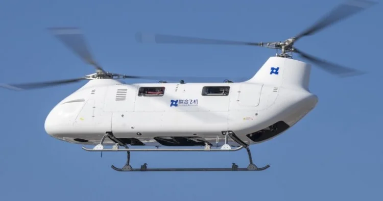 Çinin “Boying T1400” pilotsuz helikopterinin ilk uçuşu uğurlu olub