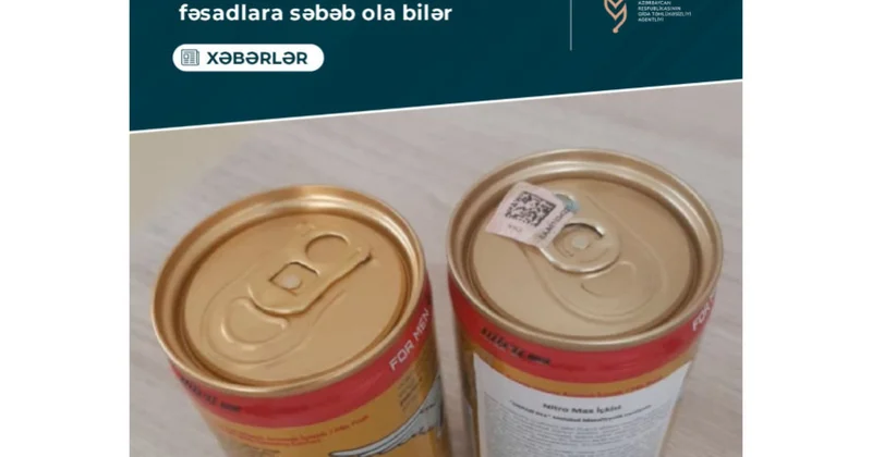 AQTA: Energetik içkidə aşkarlanan “Sildenafil” orqanizmdə ciddi fəsadlara səbəb ola bilər