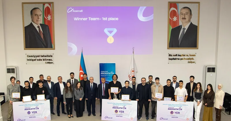 Azercell “CyberCell Hackathon” müsabiqəsinin qaliblərini elan etdi