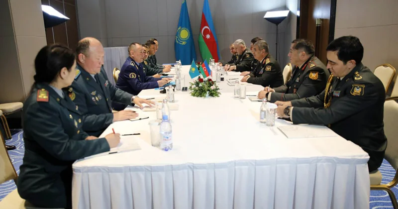 Azərbaycanın və Qazaxıstanın Müdafiə nazirlikləri arasında 2026 cı il üçün hərbi əməkdaşlıq planı imzalanıb
