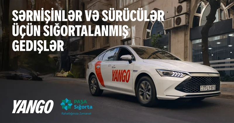 Yango Azerbaijan запускает программу страхования пассажиров и водителей совместно с PAŞA Sığorta