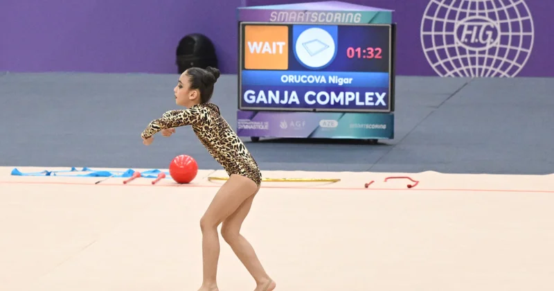 Bakıda bədii gimnastika üzrə beynəlxalq “Ocaq Cup” turniri start götürüb FOTO