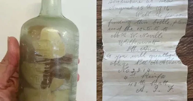 Müharibə məktubları 109 ildən sonra dənizdən tapıldı