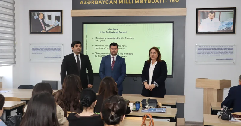 Audiovizual Şura BDU tələbələri üçün növbəti seminar təşkil edib