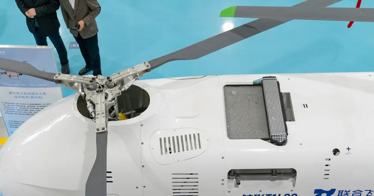 Çində yeni pilotsuz helikopterin sınaq uçuşu olub