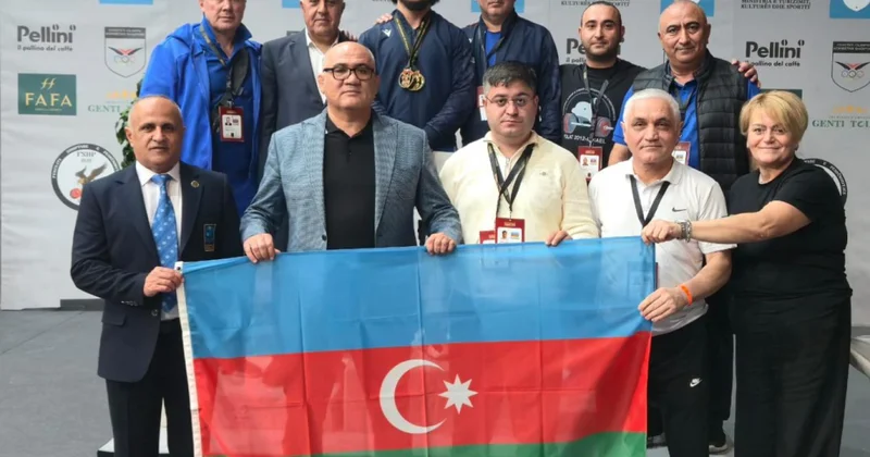 Avropa çempionu olan Azərbaycan ağırlıqqaldıranı yeni rekord müəyyənləşdirib