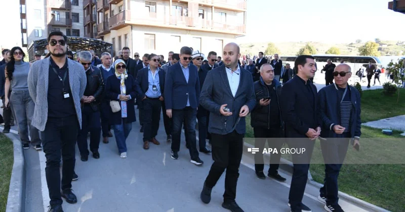 Diplomatik korpus Cəbrayıl rayonunda bərpa və yenidənqurma işləri ilə tanış olub FOTO