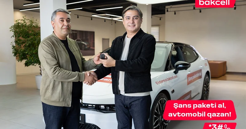 “Bakcell”in meqa lotereyasında böyük həyəcan Növbəti lüks avtomobilin qalibi bəllidir!