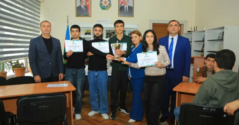 ADAU tələbələri intellektual oyunun qalibi olub FOTOLAR