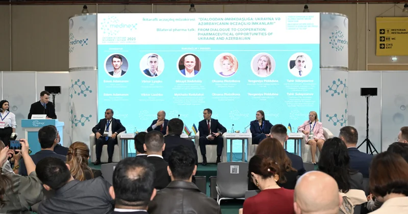 “Medinex 2025” sərgisi çərçivəsində Azərbaycan və Ukraynanın əczaçılıq sahəsindəki imkanları müzakirə olunub