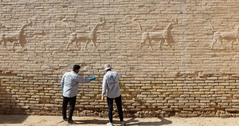 Duz İraqın qədim memarlığını məhv edir...