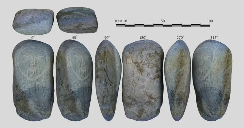 В Кыргызстане найдено уникальное каменное изваяние ранних тюрков Minval Politika