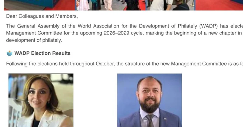 Представительница Азербайджана избрана президентом всемирной ассоциации развития филателии (ФОТО)