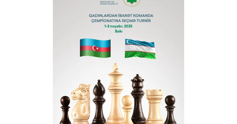 Azərbaycanın şahmat millisi dünya çempionatına vəsiqə üçün Özbəkistanla qarşılaşacaq