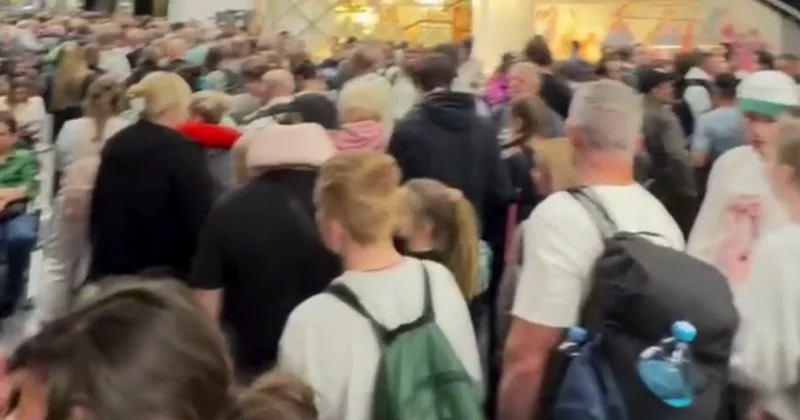 Хаос в московском аэропорту видео