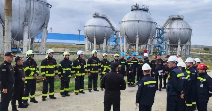 На заводе SOCAR в Сумгайыте проверили готовность к чрезвычайной ситуации