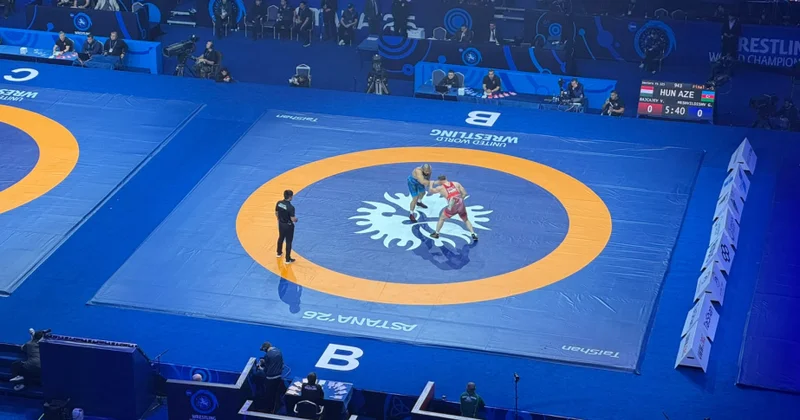 Azərbaycan güləşçisi Qazaxıstanda keçirilən dünya çempionatında bürünc medal qazanıb
