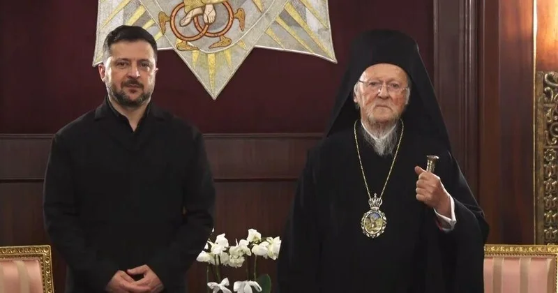 Zelenski İstanbulda Fənər Rum Patriarxlığını ziyarət etdi