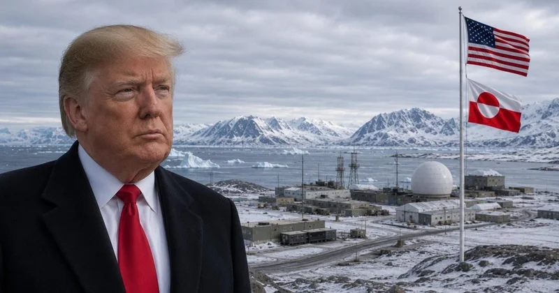 Трамп опубликовал ИИ фото с изображением Гренландии как базы ВВС США ФОТО