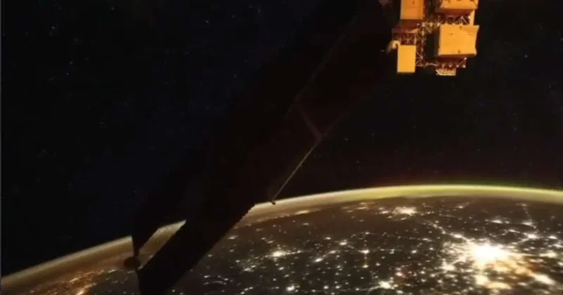 Удары по Киеву кадры из космоса ВИДЕО