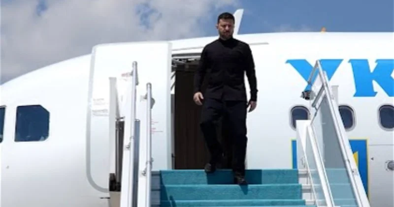 Зеленский прилетел в Турцию ВИДЕО