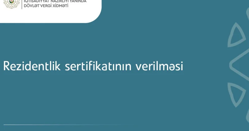 Rezidentlik sertifikatı necə alınır?