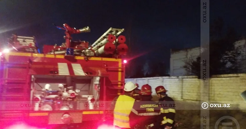 Sumqayıtda “Embawood“un anbarında baş verən yanğın söndürülüb
