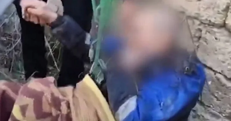 5 metrlik quyuya düşən yaşlı kişi belə xilas edildi Video