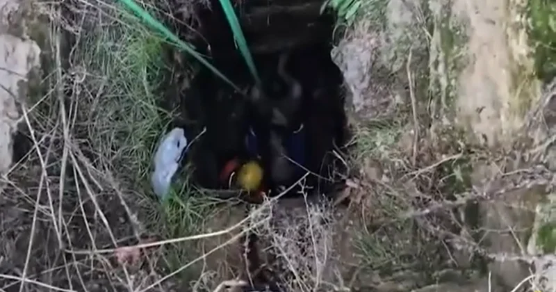 Hövsanda quyuya düşən şəxs xilasedicilər tərəfindən xilas edilib VİDEO