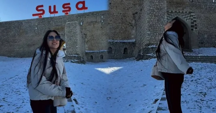 Yeni ildə arzusuna çatdı Video