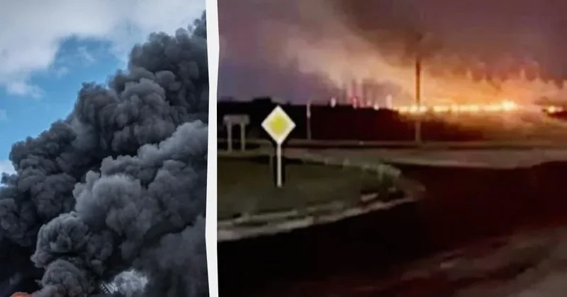 Rusiyada neft emalı zavodu, Ukraynanın Odessa şəhərində infrastruktur obyektləri vurulub