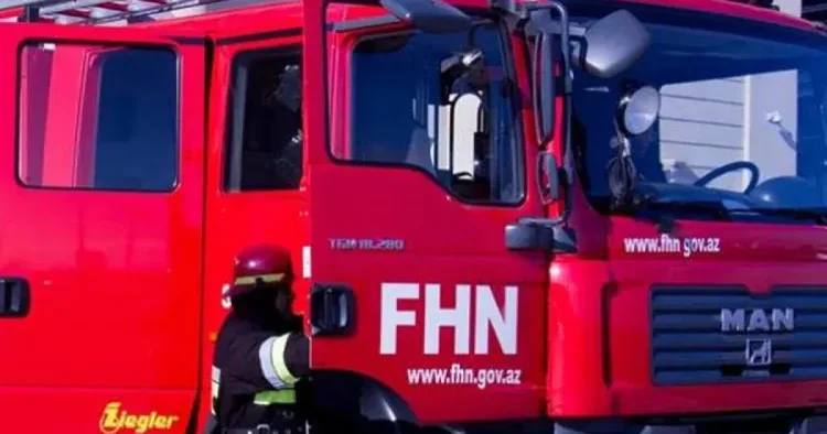 Bakıda restoranda YANĞIN