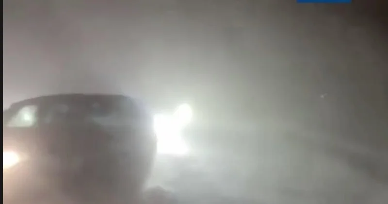 Метель парализовала движение на дорогах Польши ВИДЕО