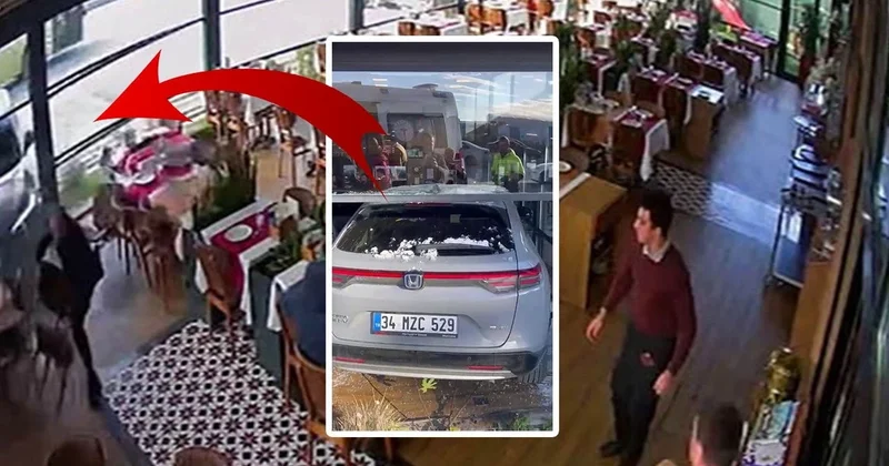 Tanınmış türkiyəli sənətçi avtomobili ilə restorana çırpıldı