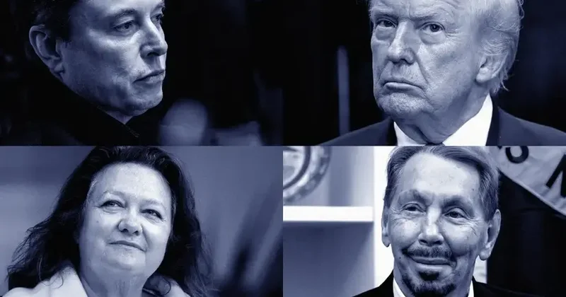 2025 ci ildə dünyanın ən varlı insanlarının sərvəti 2,2 trilyon dollar artıb