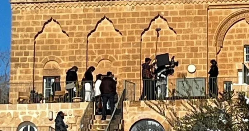 Yollar bağlandı, aktyorlar Mardində qaldı Fotolar