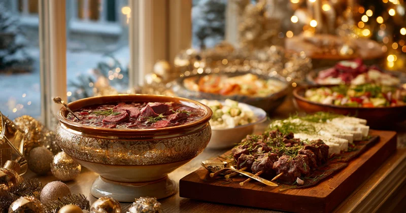 Борщ и шашлык из конины: как удивить и порадовать гостей на Новый год